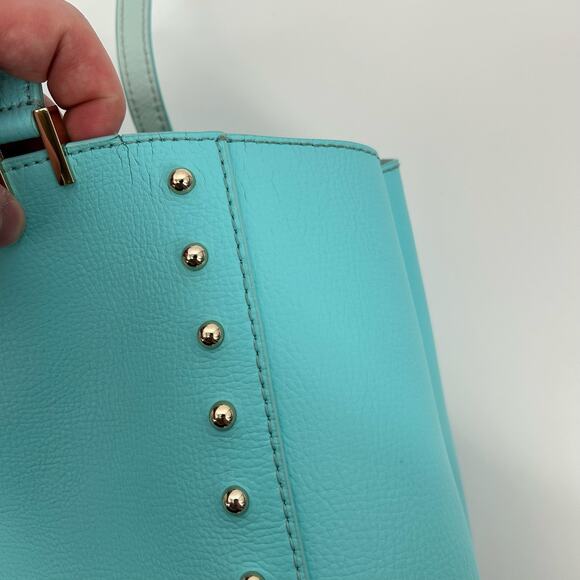 KATE SPADE NewYork Sanders Place Large Leather‎ Romily Tote Purse Atol Blue - Picture 5 of 13
